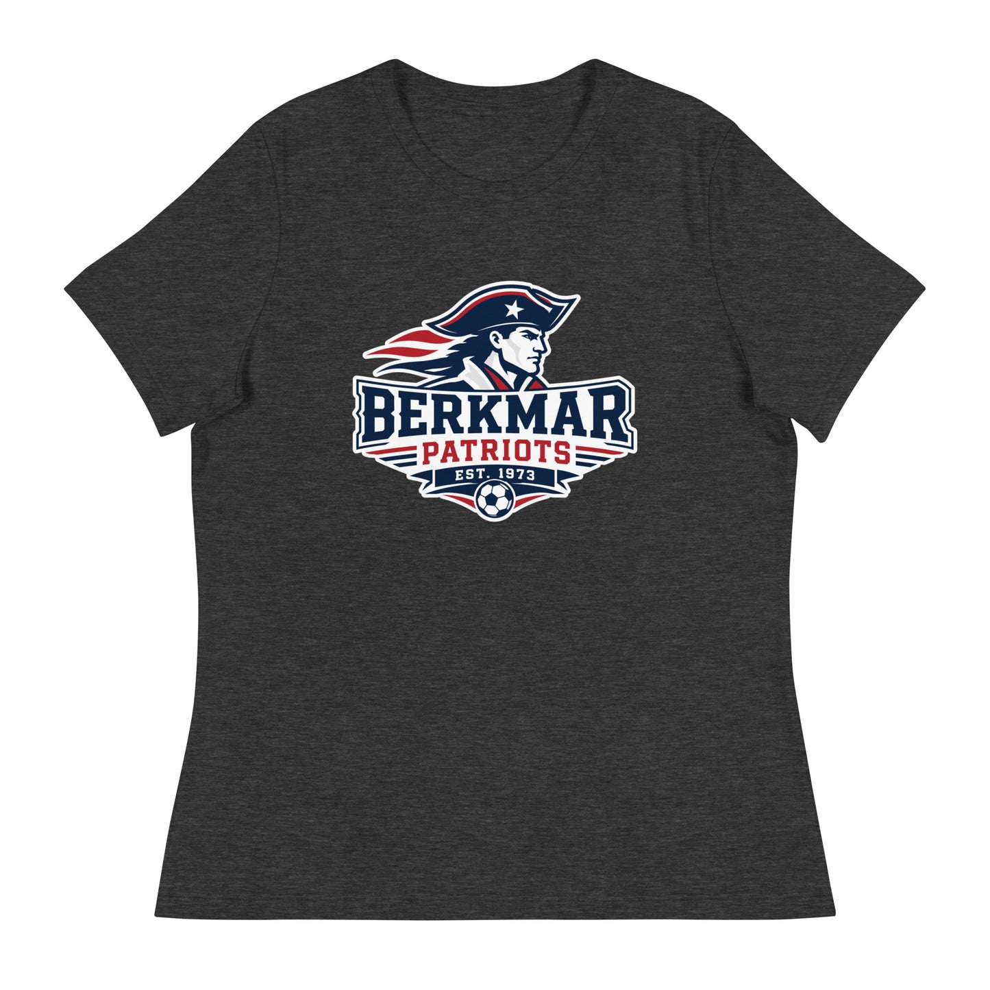 Performance | Women's Relaxed T Shirt | Berkmar High School Soccer | Vanguard Logo