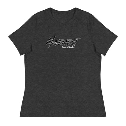 Performance | Women's Relaxed T Shirt | Movement Dance Studio | Crest Logo
