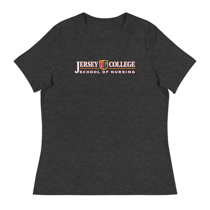 Performance | Women's Relaxed T Shirt | Grand View University Nursing | Emblem Logo