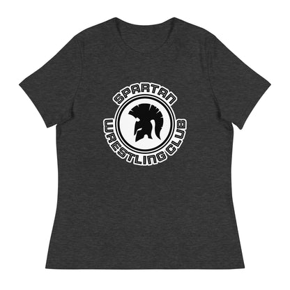 Performance | Women's Relaxed T Shirt | Spartan Wrestling Club | Crest Logo