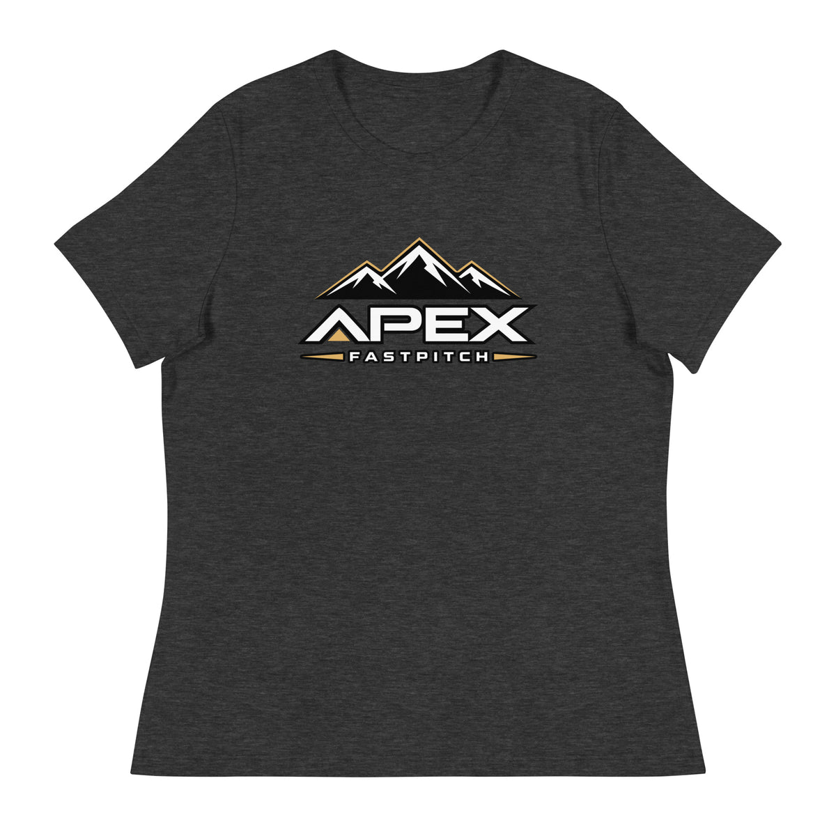 Performance | Women's Relaxed T Shirt | Apex Fastpitch | Crest Logo