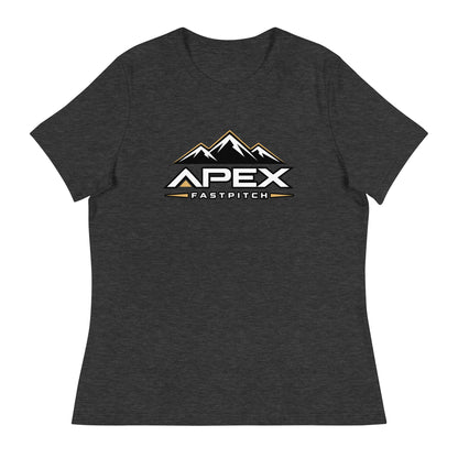 Performance | Women's Relaxed T Shirt | Apex Fastpitch | Crest Logo
