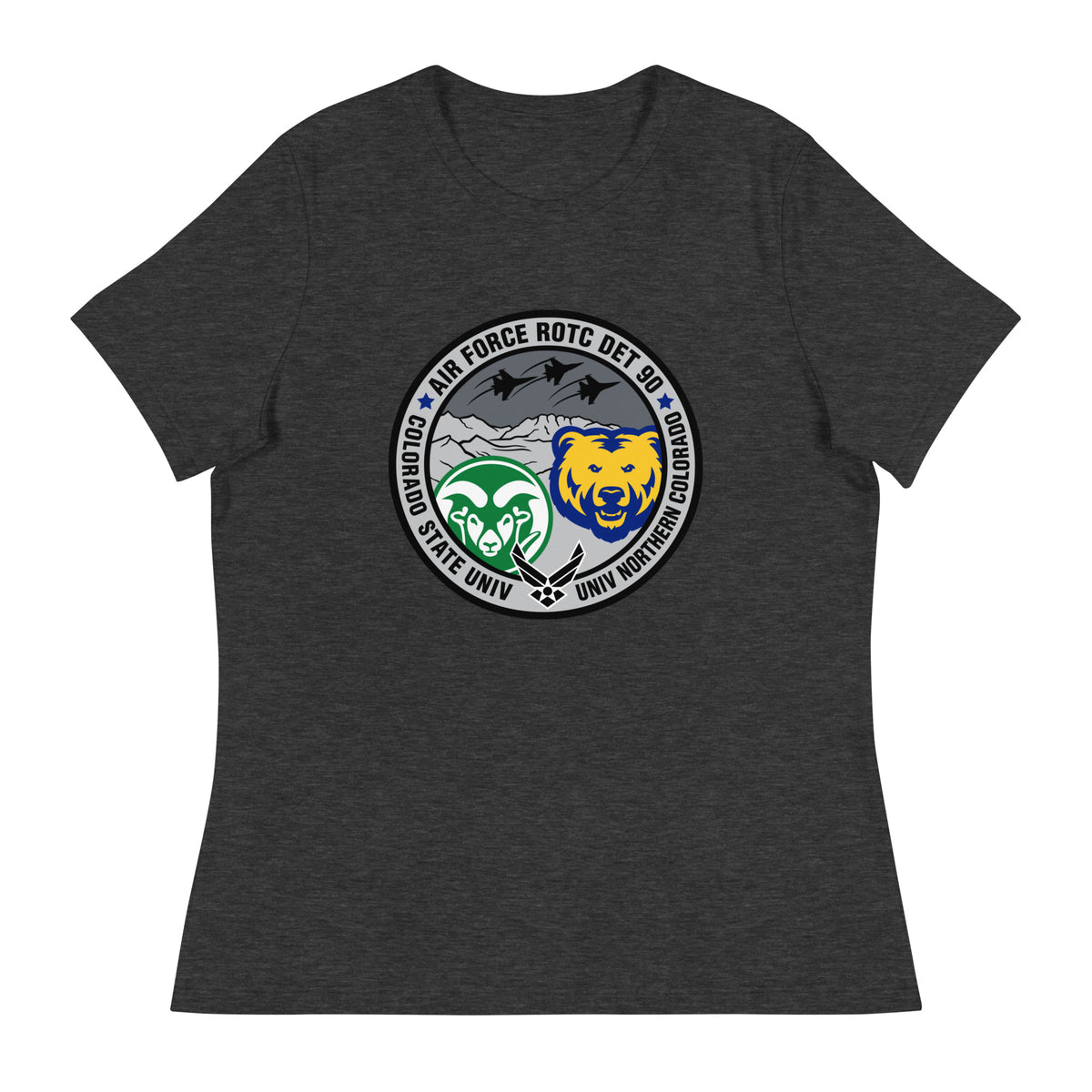 Performance | Women's Relaxed T Shirt | Colorado State Detachment 90 | Badge Logo