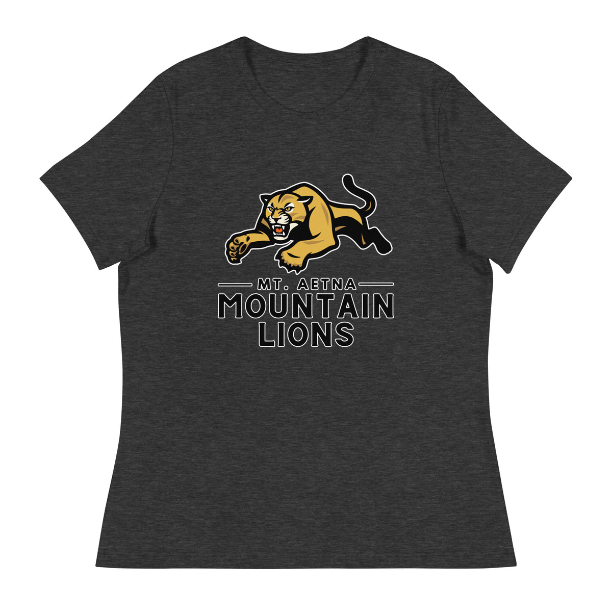 Performance | Women's Relaxed T Shirt | Mt. Aetna Adventist School | Emblem Logo