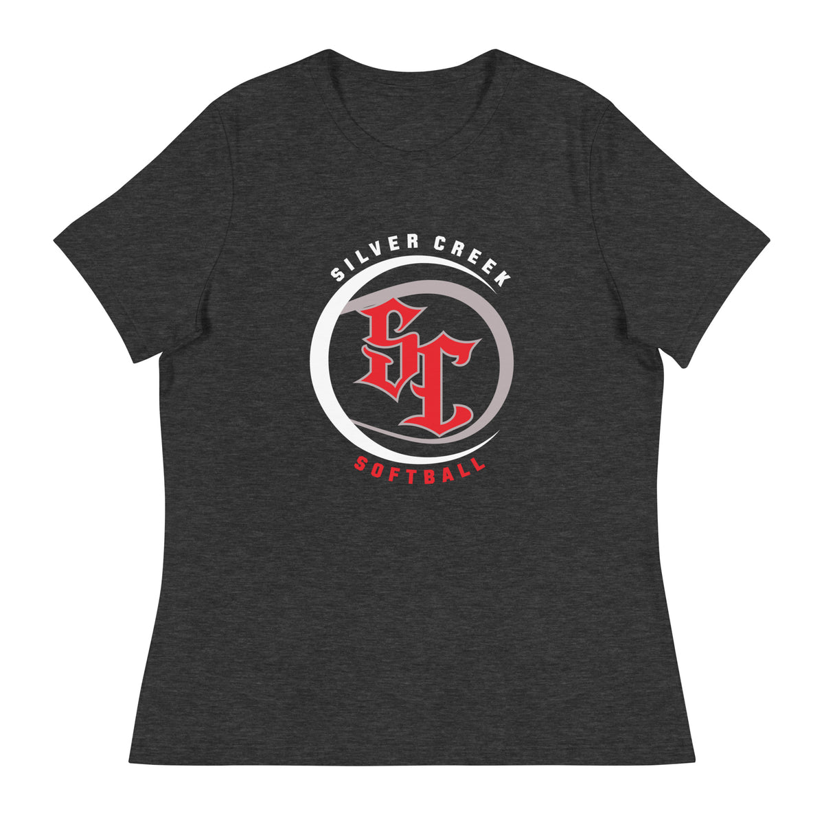Performance | Women's Relaxed T Shirt | Silver Creek 12U Schreiber | Crest Logo