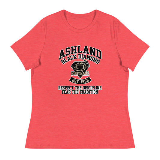 Performance | Women's Relaxed T Shirt | Ashland Black Diamonds | Emblem Logo