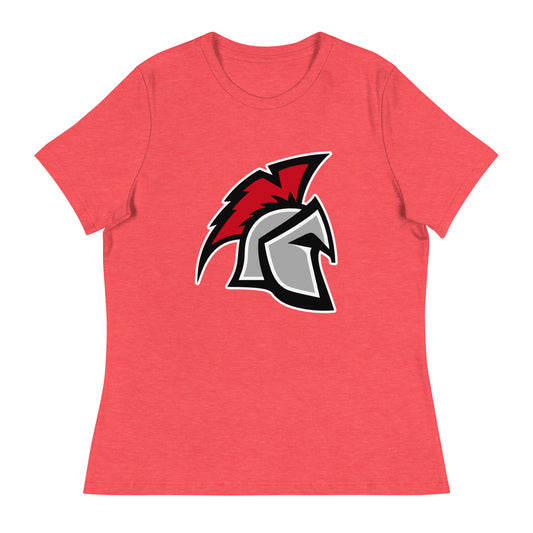Performance | Women's Relaxed T Shirt | Sanford Spartans | Emblem Logo