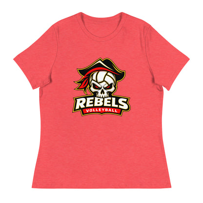 Performance | Women's Relaxed T Shirt | Rebels Volleyball Club | Apex Logo