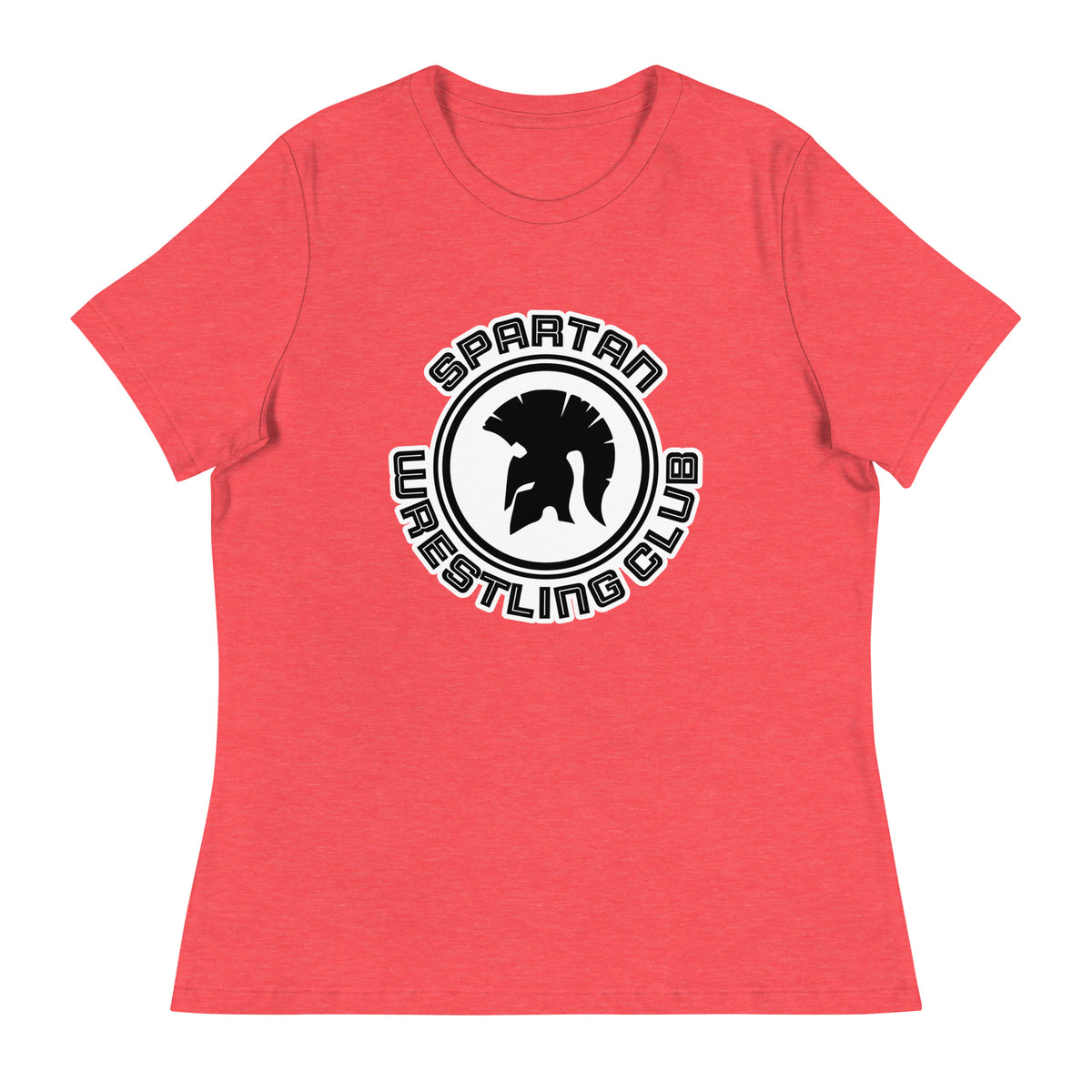 Performance | Women's Relaxed T Shirt | Spartan Wrestling Club | Crest Logo
