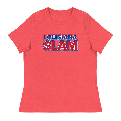 Performance | Women's Relaxed T Shirt | Louisiana Slam Baseball | Lettermark  Alt Logo
