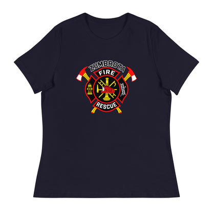 Performance | Women's Relaxed T Shirt | Zumbrota Fire Department | Vanguard Logo