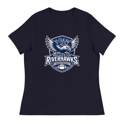 Performance | Women's Relaxed T Shirt | Rochester Riverhawks | Shield Logo