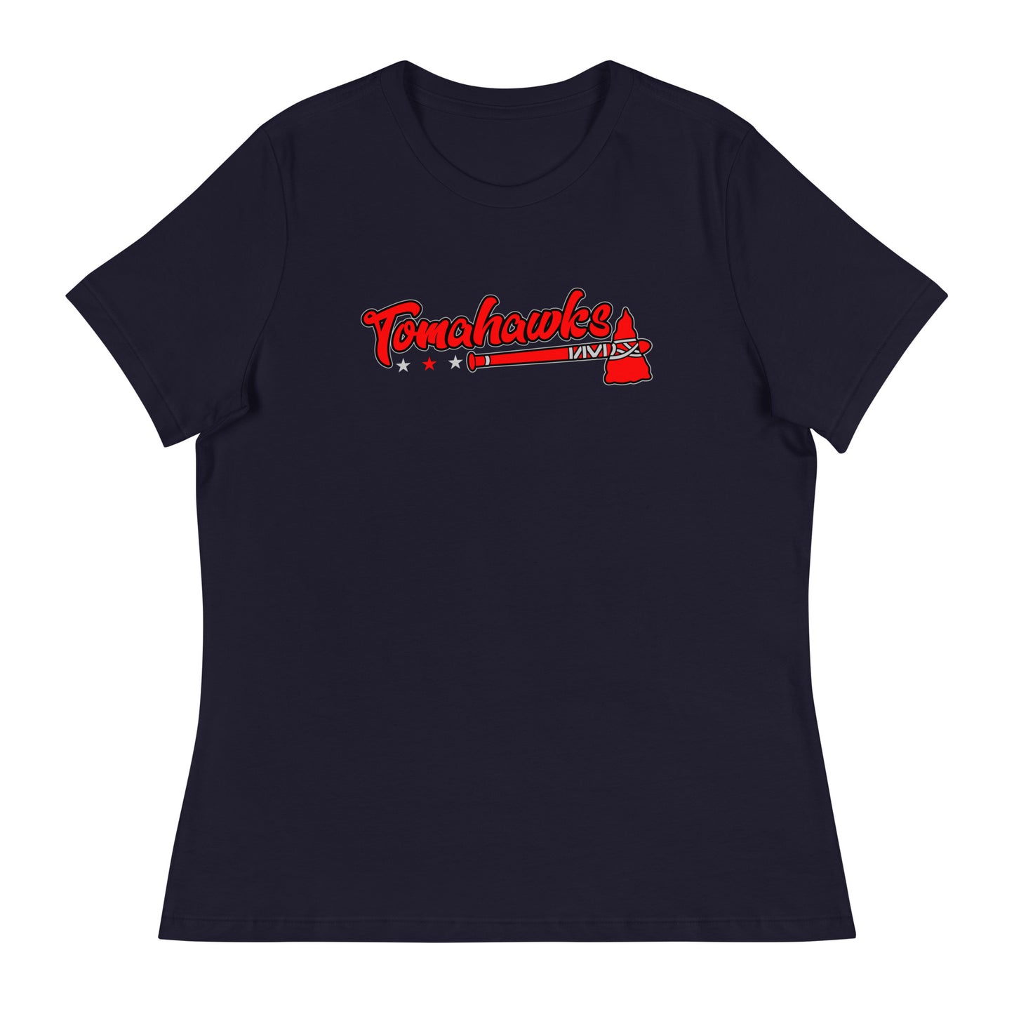 Performance | Women's Relaxed T Shirt | Tomahawks | Crest Logo