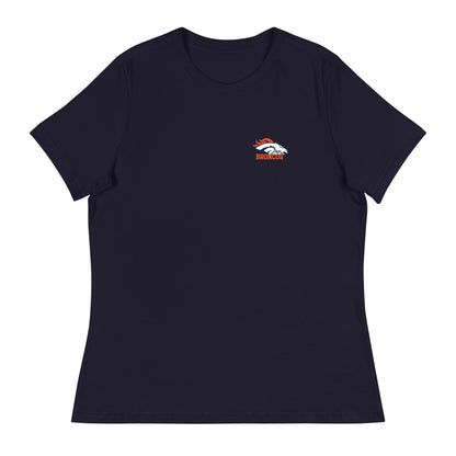 Performance | Women's Relaxed T Shirt | Rapid City Broncos - BHYFL | Athletics Logo