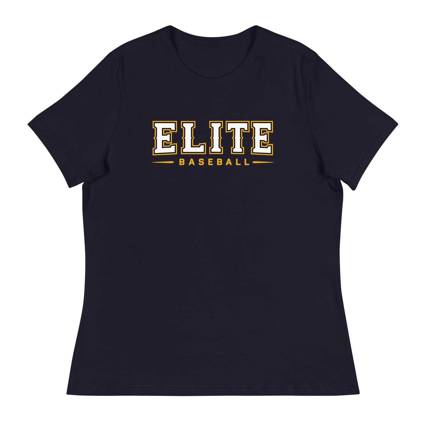 Performance | Women's Relaxed T Shirt | Elite Baseball | Vanguard Logo