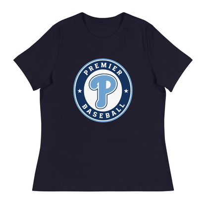 Performance | Women's Relaxed T Shirt | Premier Baseball | Badge Logo