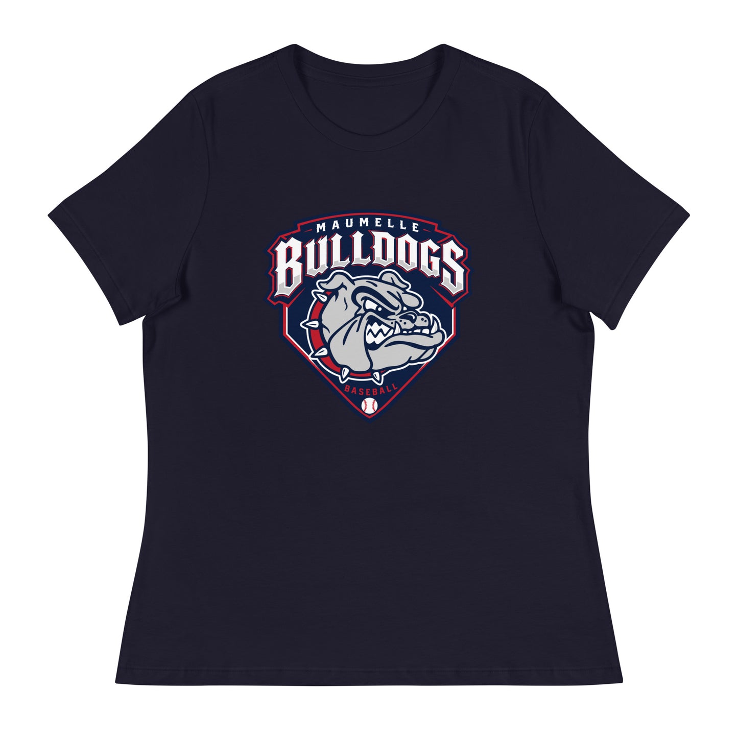 Performance | Women's Relaxed T Shirt | Maumelle Bulldogs 2035 | Shield Logo