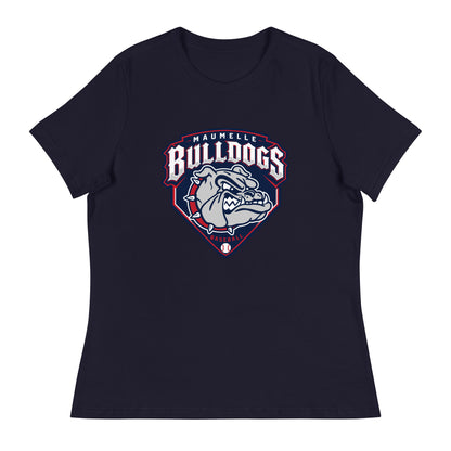 Performance | Women's Relaxed T Shirt | Maumelle Bulldogs 2035 | Shield Logo