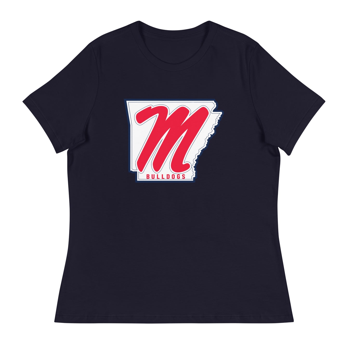 Performance | Women's Relaxed T Shirt | Maumelle Bulldogs 2035 | Emblem Logo