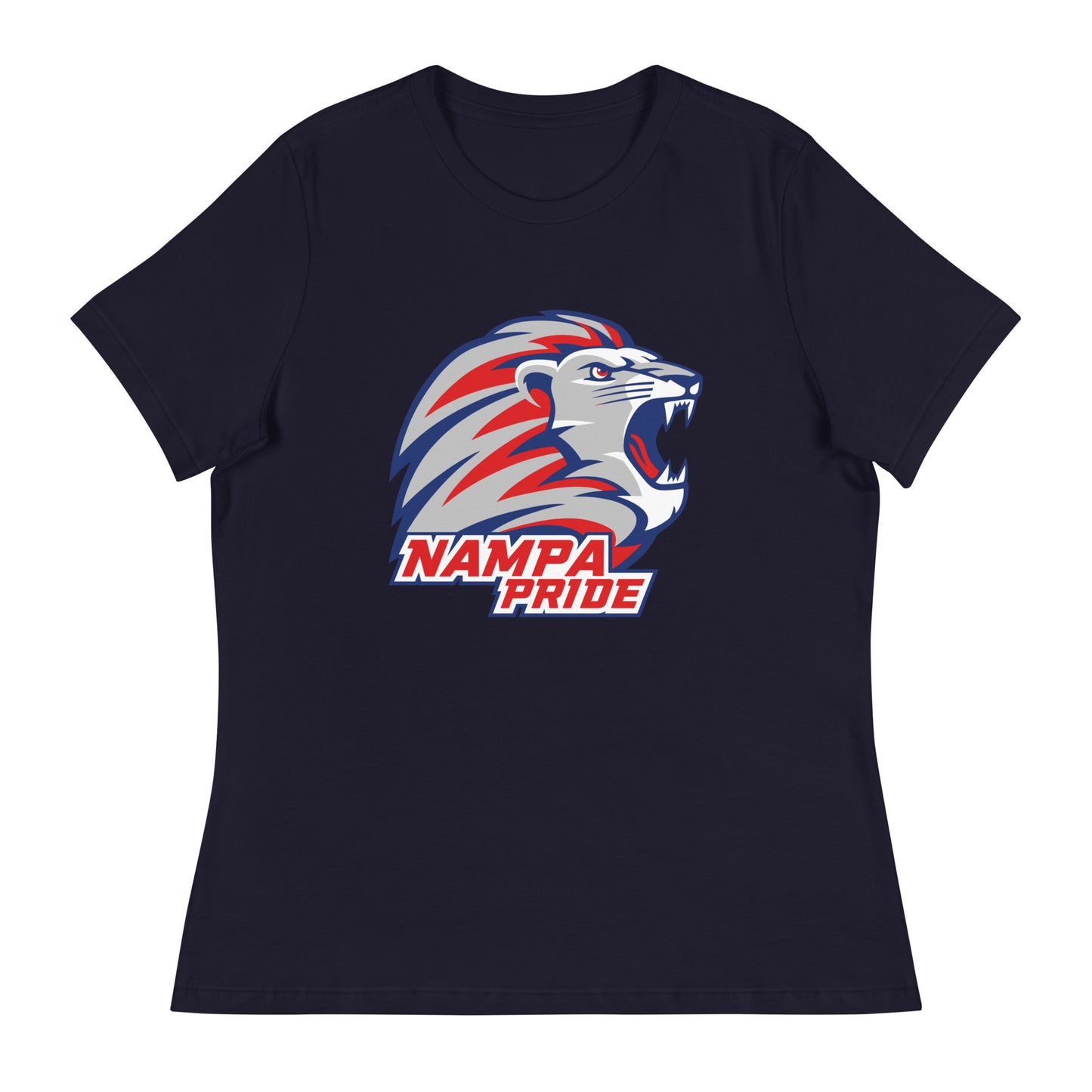 Performance | Women's Relaxed T Shirt | Nampa Pride | Mascot Logo