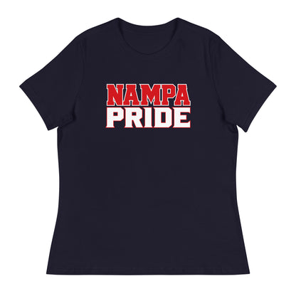 Performance | Women's Relaxed T Shirt | Nampa Pride | Letter Mark Logo