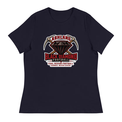 Performance | Women's Relaxed T Shirt | Ashland Black Diamonds | Vanguard Logo