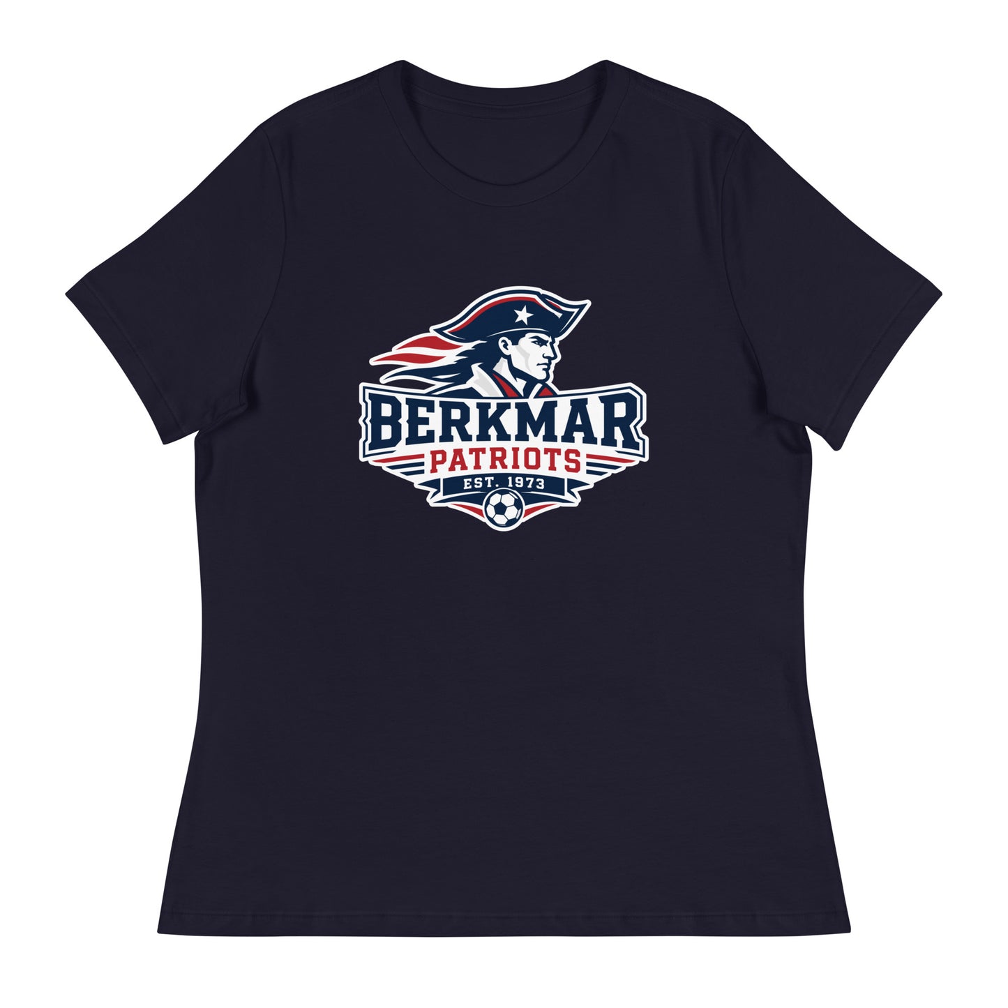 Performance | Women's Relaxed T Shirt | Berkmar High School Soccer | Vanguard Logo