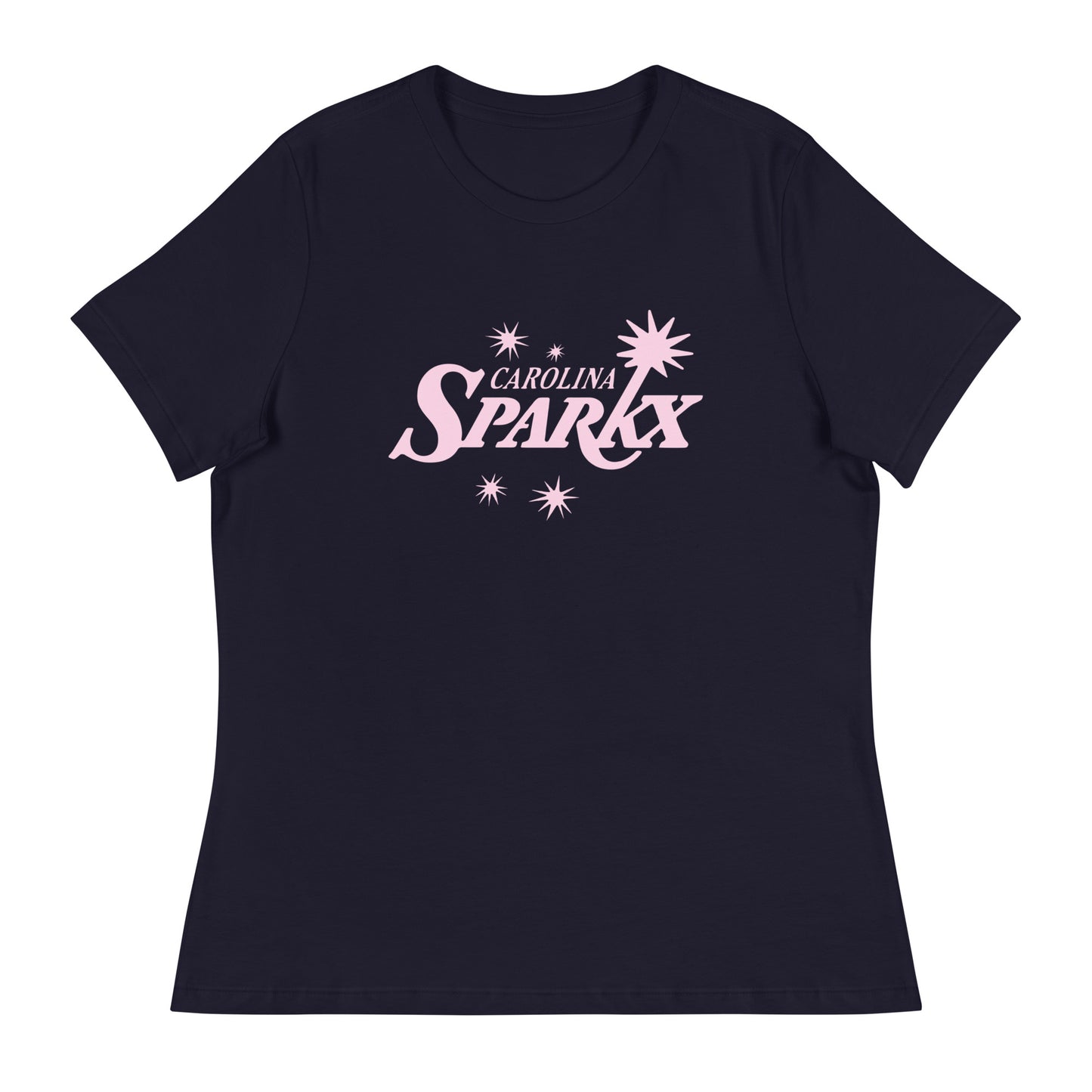 Performance | Women's Relaxed T Shirt | Carolina Sparkx | Modern Script Logo