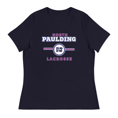 Performance | Women's Relaxed T Shirt | North Paulding Lacrosse | Valor Logo