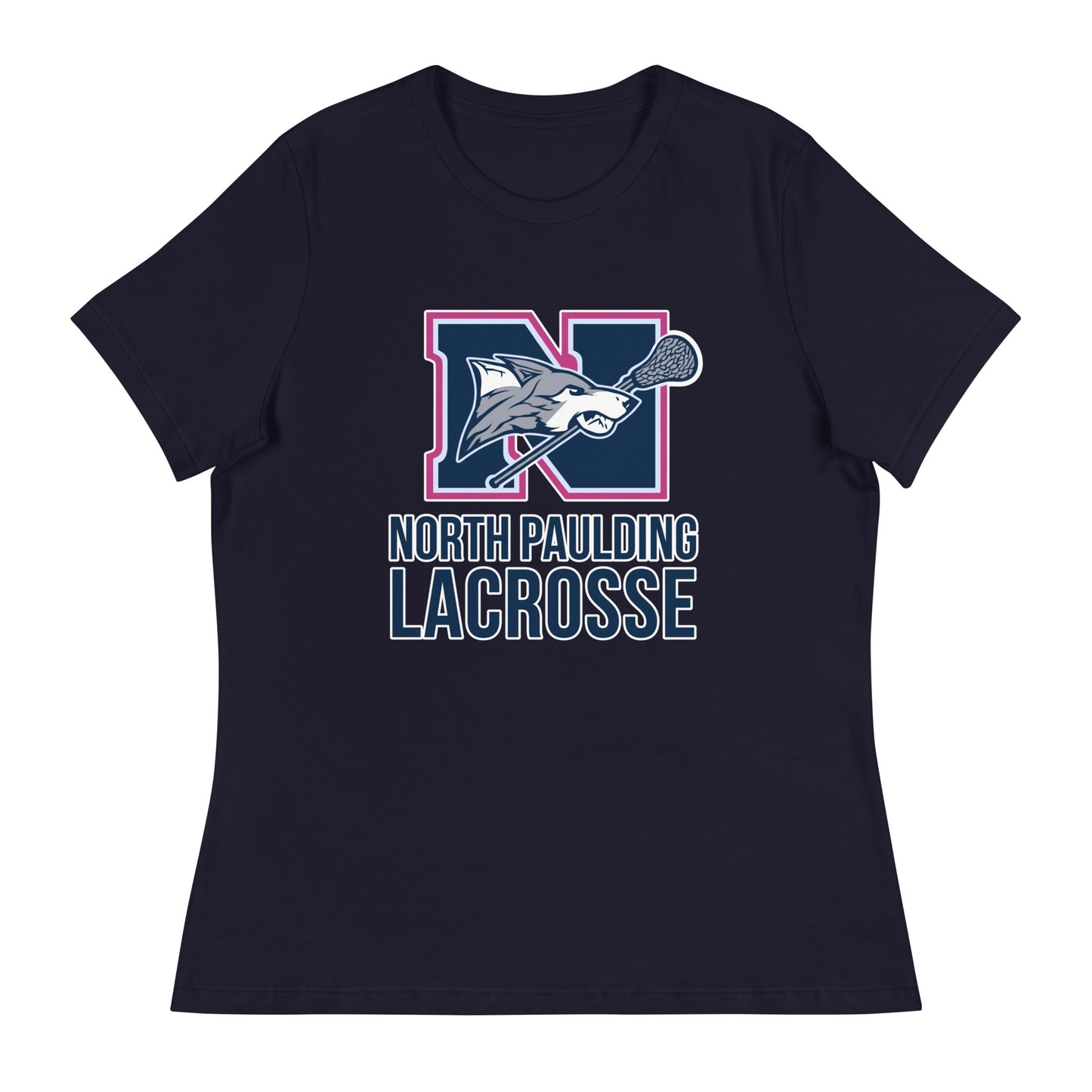 Performance | Women's Relaxed T Shirt | North Paulding Lacrosse | Vanguard Logo