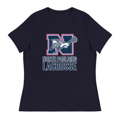Performance | Women's Relaxed T Shirt | North Paulding Lacrosse | Vanguard Logo