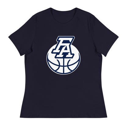 Performance | Women's Relaxed T Shirt | FA Basketball | Crest Logo