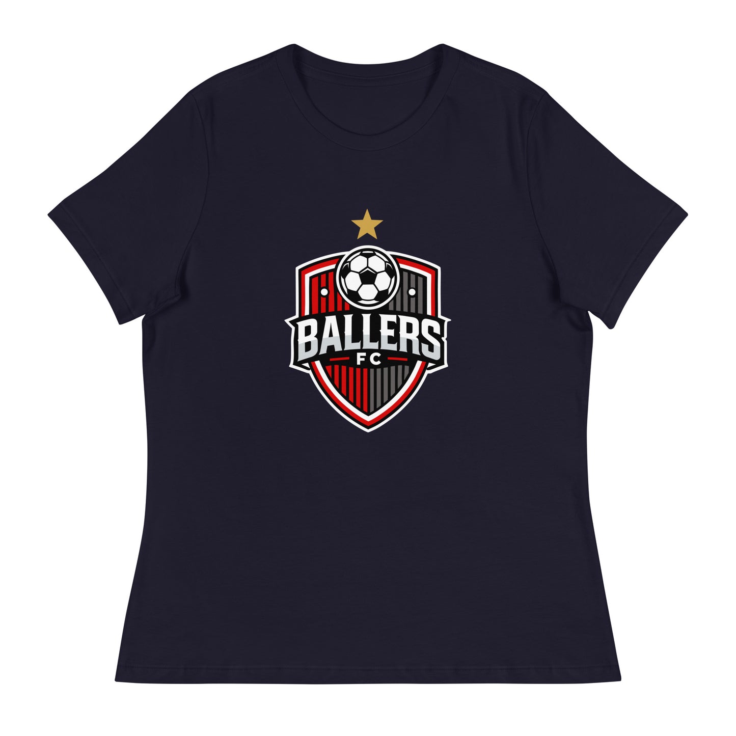 Performance | Women's Relaxed T Shirt | Ballers FC | Shield Logo