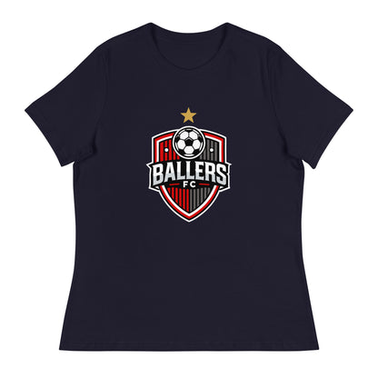 Performance | Women's Relaxed T Shirt | Ballers FC | Shield Logo
