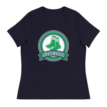 Performance | Women's Relaxed T Shirt | Greenville Sox | Badge Logo