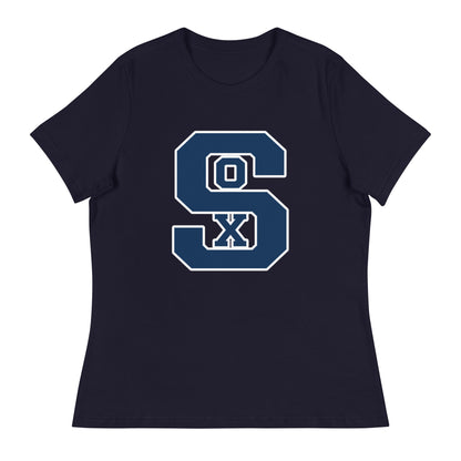 Performance | Women's Relaxed T Shirt | Greenville Sox | Valor Logo