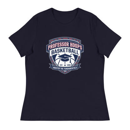 Performance | Women's Relaxed T Shirt | Professor Hoops Basketball | Crest Logo