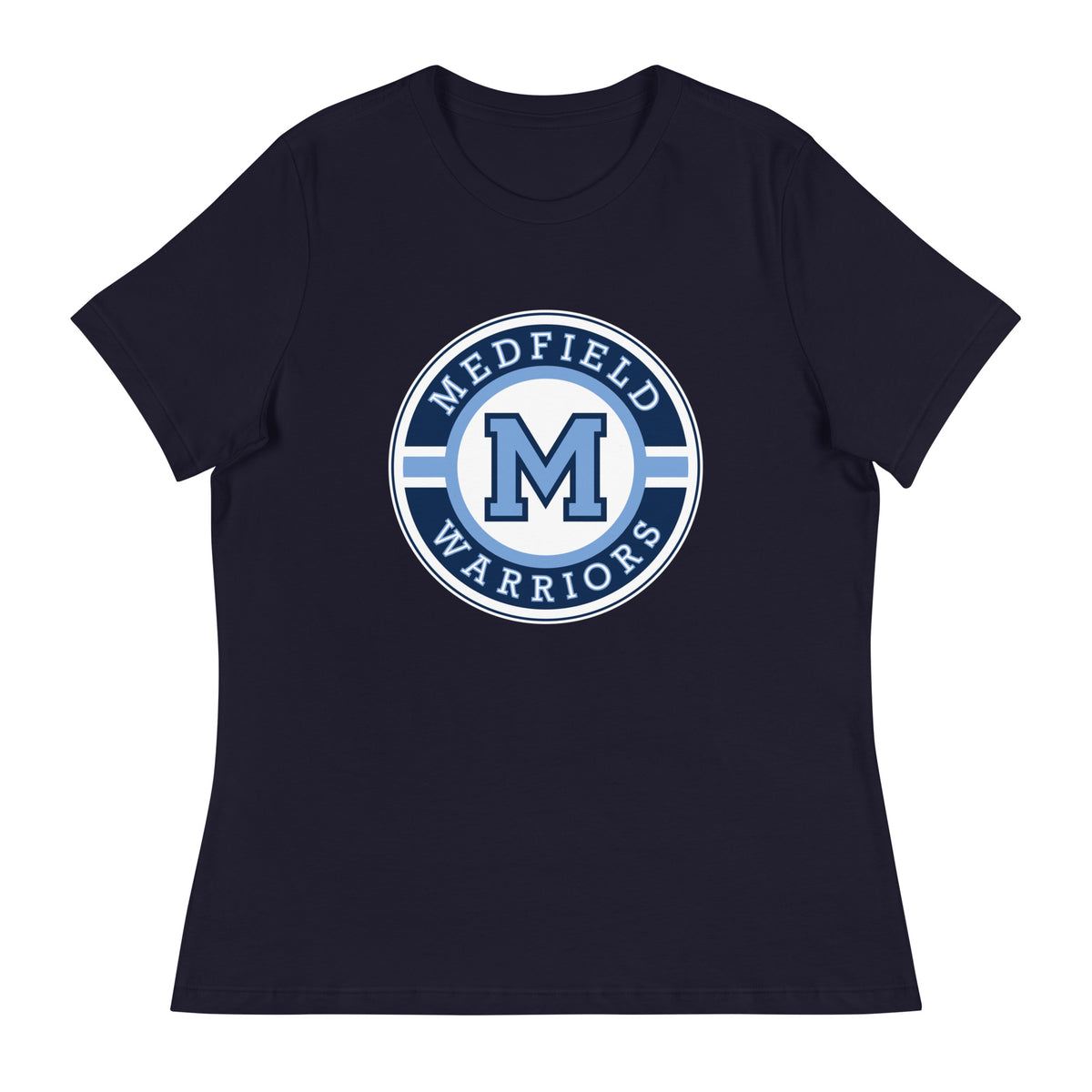 Performance | Women's Relaxed T Shirt | Medfield Softball | Badge Logo