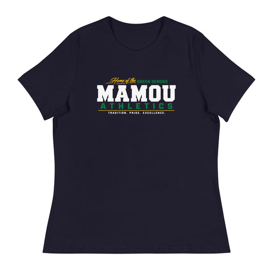 Performance | Women's Relaxed T Shirt | Mamou High School | Modern Script Logo