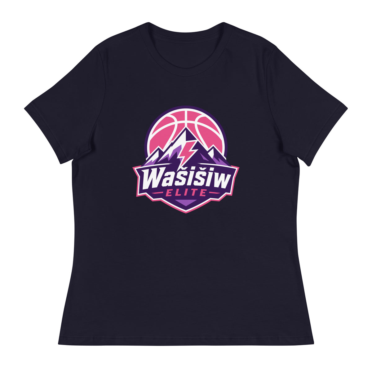 Performance | Women's Relaxed T Shirt | Wašišiw Elite | Emblem Logo