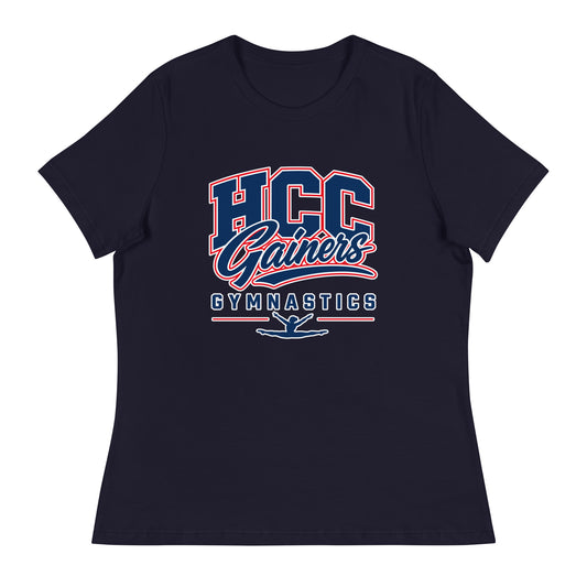 Performance | Women's Relaxed T Shirt | HCC Gymnastics | Apex Logo