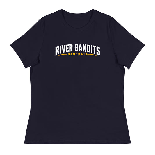 Performance | Women's Relaxed T Shirt | South Bend River Bandits | Lettermark Logo