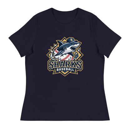 Performance | Women's Relaxed T Shirt | Sharks Diamond Sports | Valor Logo