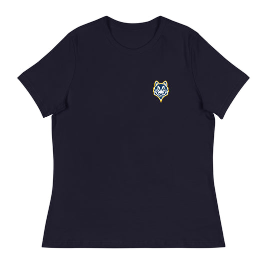 Performance | Women's Relaxed T Shirt | Highland youth football and cheer | Mascot Logo
