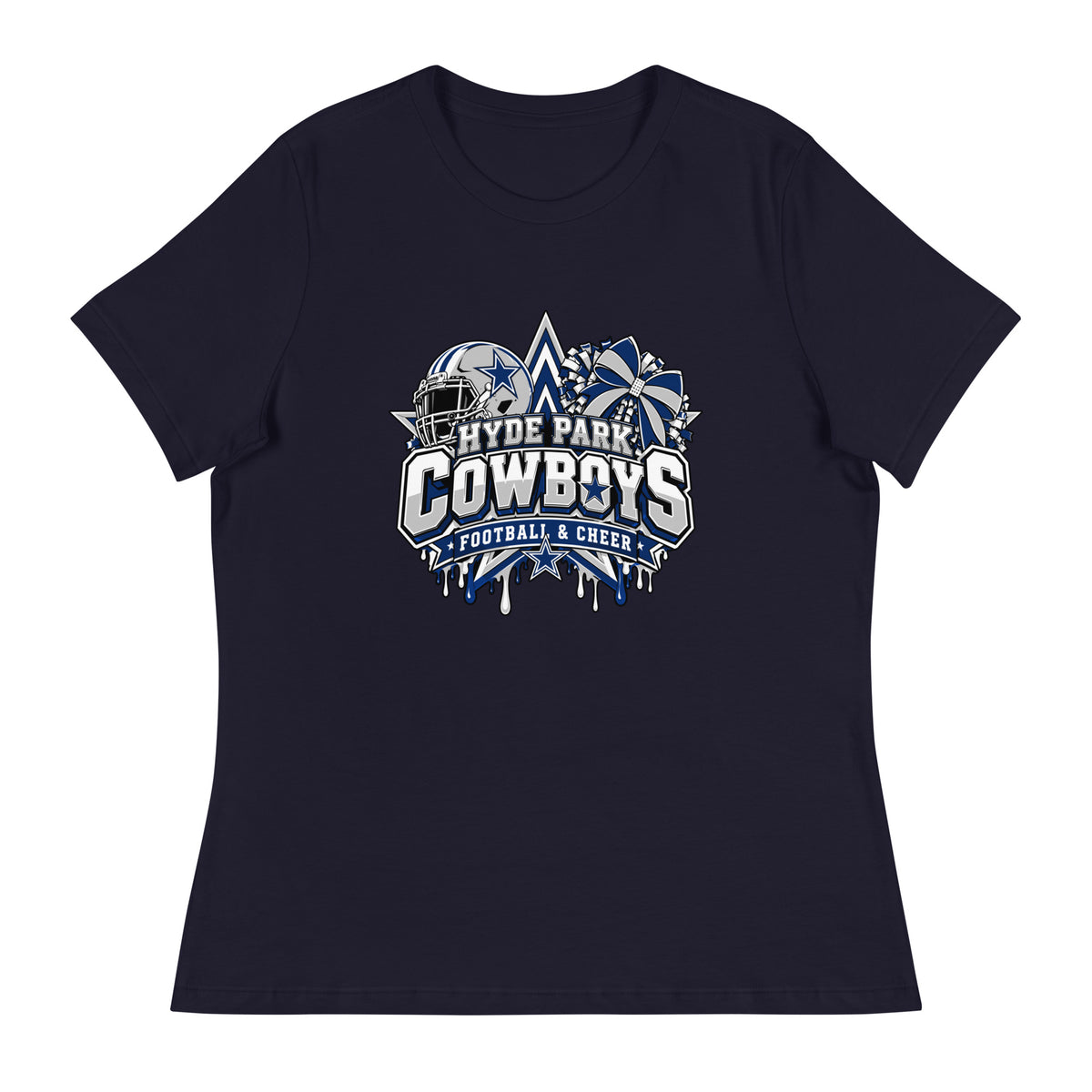 Performance | Women's Relaxed T Shirt | Hyde Park Cowboys | Crest Logo