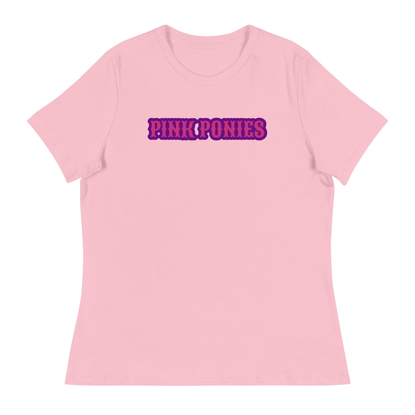 Performance | Women's Relaxed T Shirt | Pink Pony Athletic Club | Script Logo