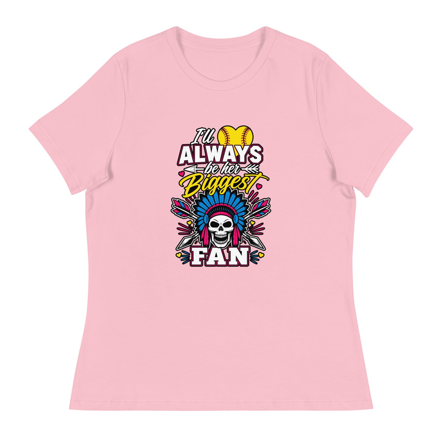 Performance | Women's Relaxed T Shirt | Savage Softball | Valor Logo