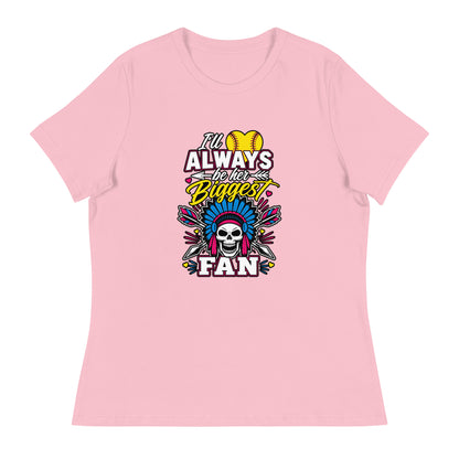 Performance | Women's Relaxed T Shirt | Savage Softball | Valor Logo