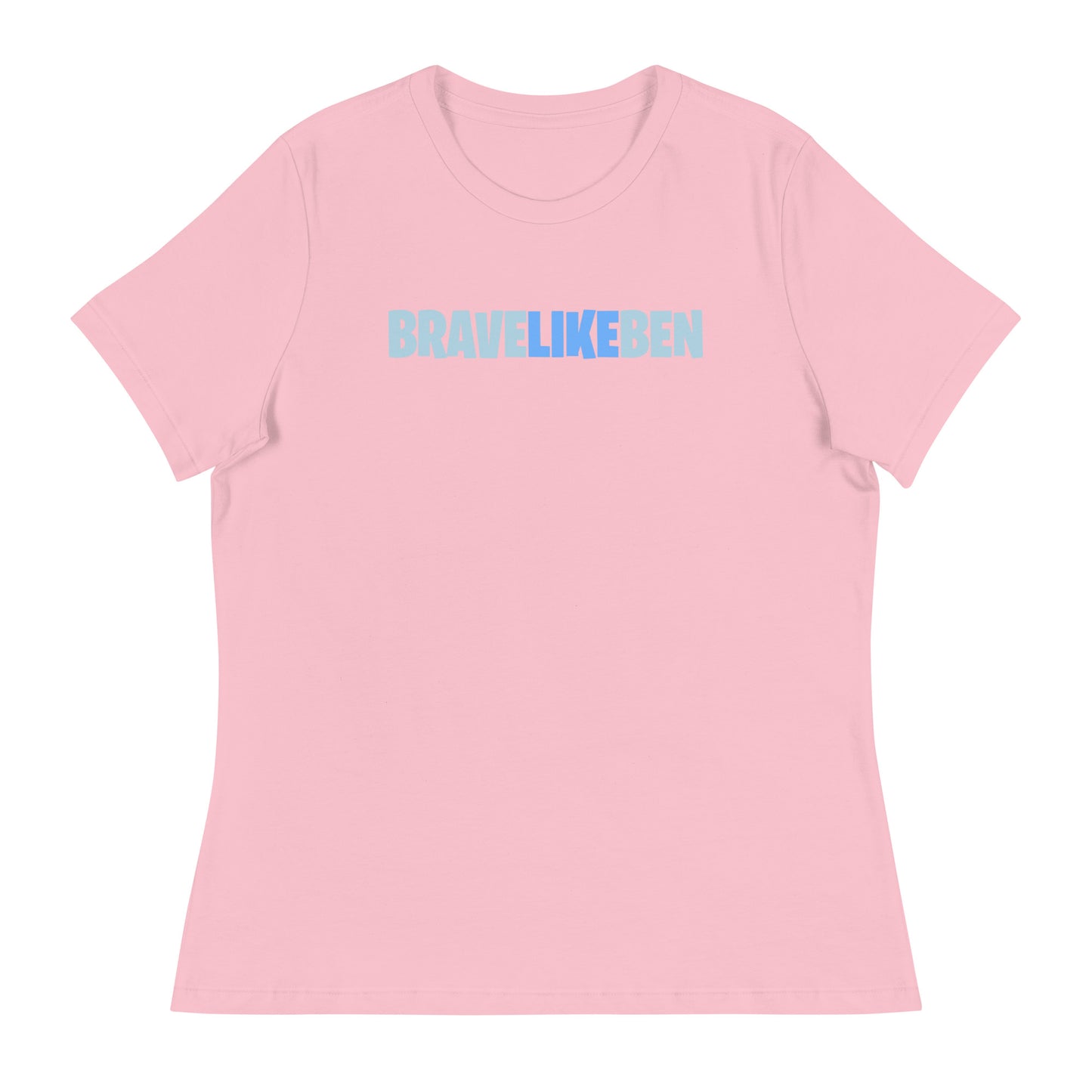 Performance | Women's Relaxed T Shirt | Brave Like Ben | Wordmark Logo