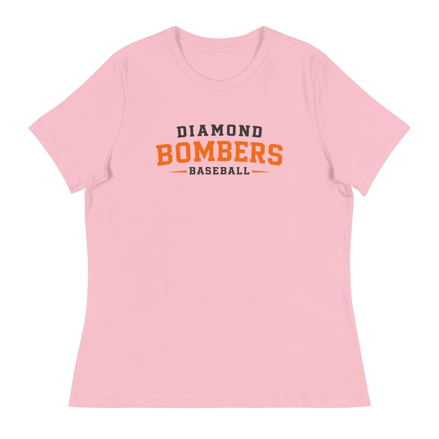 Performance | Women's Relaxed T Shirt | Diamond Bombers | Modern Script Logo